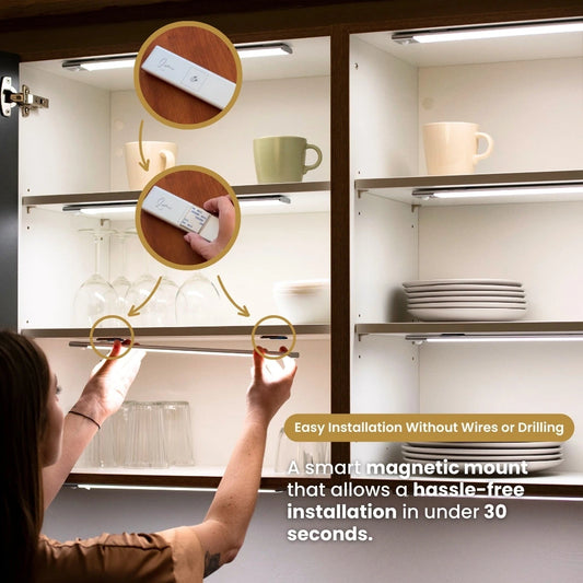 Wireless Motion Sensor Cabinet Light – 3-in-1 Rechargeable LED Lamp