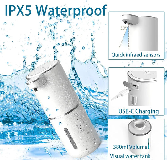 Automatic Touchless Soap Dispenser | Rechargeable Smart Sensor Liquid & Foam Dispenser