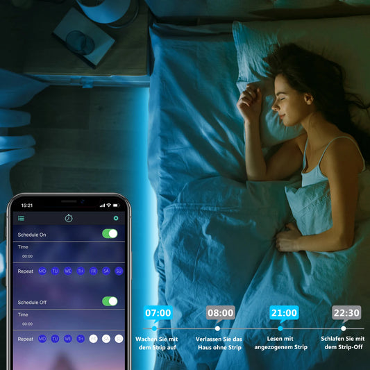 Smart Wi-Fi RGB Neon LED Strip – 5V USB Light Compatible with Tuya, Smart Life, Alexa & Google Assistant