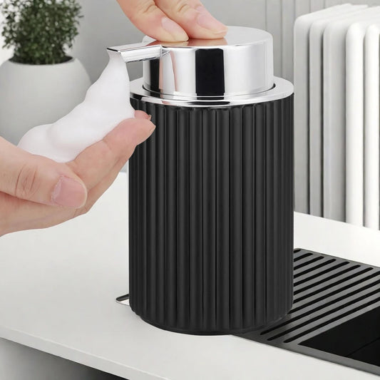 Foaming Hand Soap Dispenser – Matte Black or White Refillable Bottle