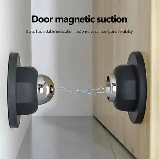 Magnetic Silicone Door Stopper – Strong Hold, Mute & Anti-Collision Door Catch