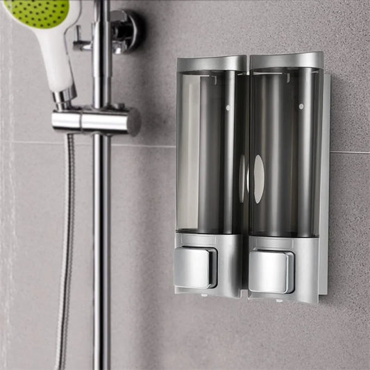 Wall-Mounted Soap and Shampoo Dispenser | Modern Bathroom Liquid Dispenser 1–3 Chambers