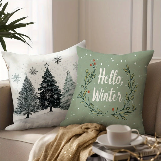 Set of Christmas Cushion Covers – Nordic Holiday Designs